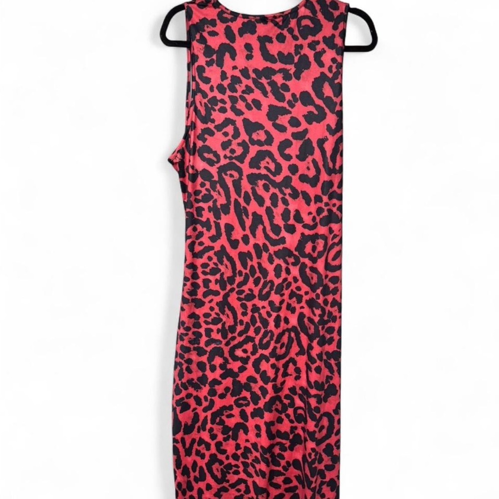 SHEIN Red and Black Animal Print Maxi Dress - Picture 4 of 6